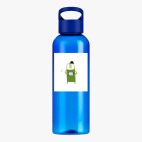 Прозрачная спортивная бутылка