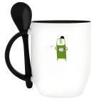 Кружка с ложкой