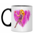 Кружка двухцветная