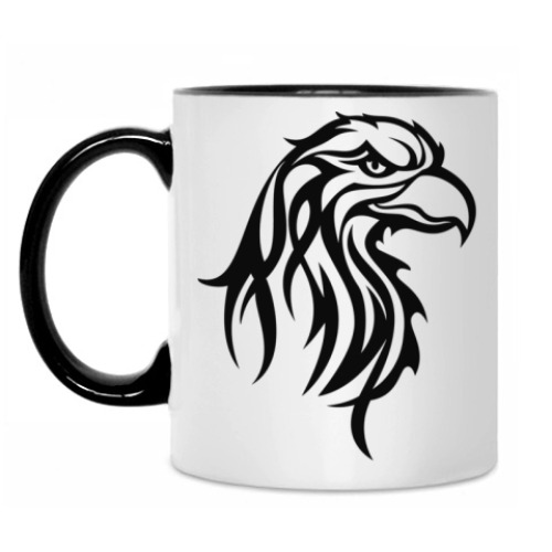 Кружка с принтом Орел