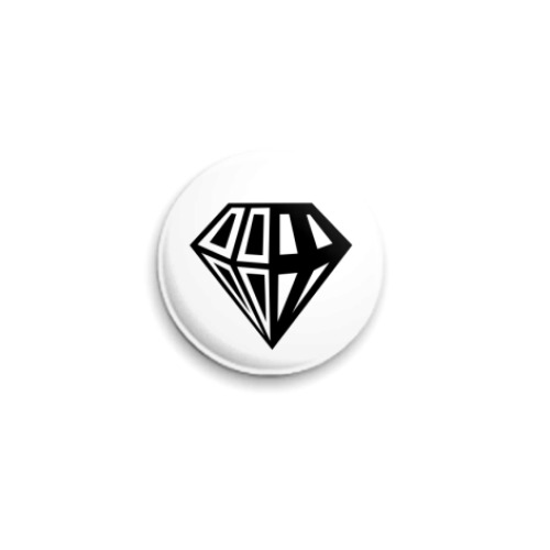 Значок 25мм бриллиант