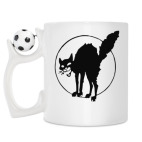 Кружка с футбольным мячиком