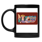 Кружка цветная UV-DTF