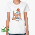 Женская футболка органик