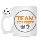 Кружка с футбольным мячиком