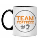 Кружка двухцветная