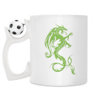 Кружка с футбольным мячиком