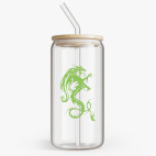 Банка с бамбуковой крышкой