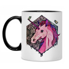 Кружка двухцветная