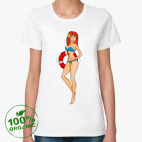 Женская футболка органик