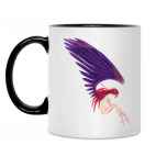 Кружка двухцветная