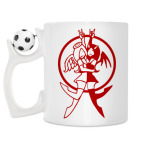 Кружка с футбольным мячиком