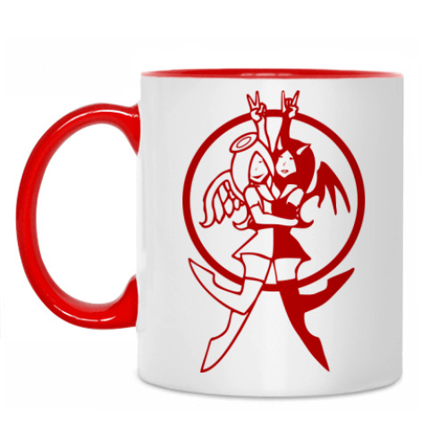 Кружка с принтом 'Вечные друзья или...'