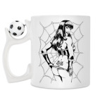 Кружка с футбольным мячиком