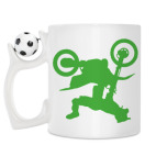 Кружка с футбольным мячиком