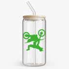 Банка с бамбуковой крышкой