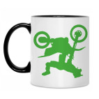 Кружка двухцветная