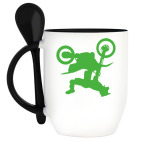 Кружка с ложкой