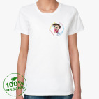 Женская футболка органик