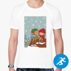 Мужская спортивная футболка