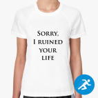 Женская спортивная футболка