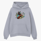 Толстовка худи оверсайз