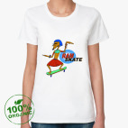 Женская футболка органик