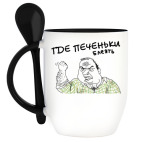 Кружка с ложкой