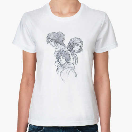 Классическая футболка Айк, Джори и Крис