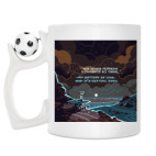 Кружка с футбольным мячиком