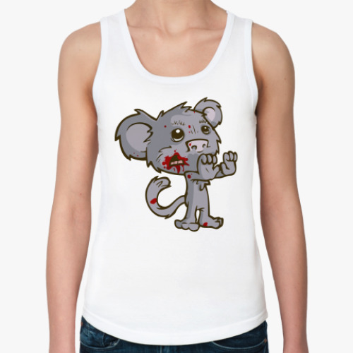 Женская майка с принтом Zombie Monkey