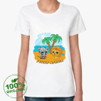 Женская футболка органик