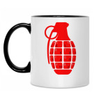 Кружка двухцветная