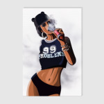 Девушка с кальяном