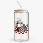 Банка с бамбуковой крышкой