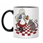 Кружка двухцветная