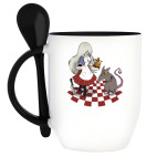 Кружка с ложкой