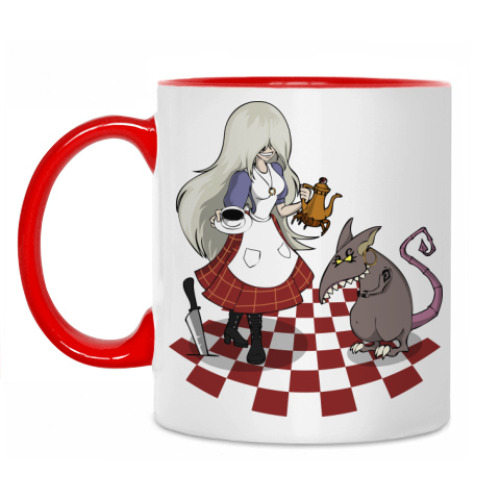 Кружка с принтом  DzetaInWonderland