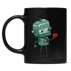 Кружка цветная UV-DTF