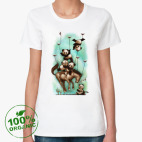 Женская футболка органик