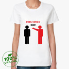 Женская футболка органик