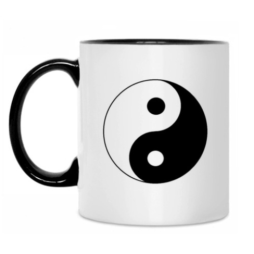 Кружка с принтом Инь-Янь