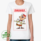 Женская футболка органик