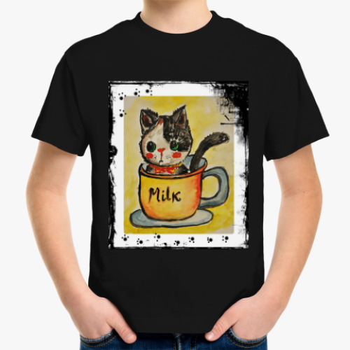 Детская футболка Milk Cat