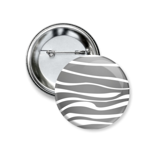 Значок 37мм с принтом Сафари