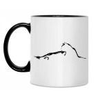 Кружка двухцветная