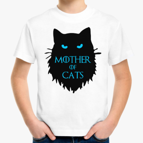 Детская футболка Mother of cats