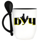 Кружка с ложкой