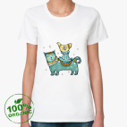 Женская футболка органик