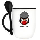 Кружка с ложкой